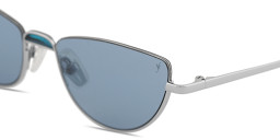 Eyepetizer Odaiba Cat-Eye Sunglasses in Silver – Product Photo 3