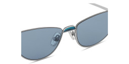 Eyepetizer Odaiba Cat-Eye Sunglasses in Silver – Product Photo 4