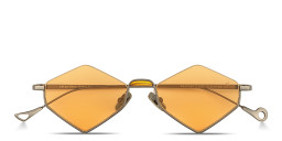 Shop Eyepetizer Asakusa Unisex Irregular Sunglasses in Gunmetal online.