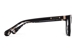 ALL SAINTS Bella Cat-Eye Eyeglasses in Black – Product Photo 3