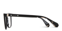 ALL SAINTS Anders Wide Rectangle Eyeglasses in Black – Product Photo 4