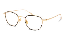 Shop Modo Unisex Round Eyeglasses in Black Gold online.