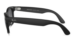 Shop Ray-Ban Meta Wayfarer Unisex Square Sunglasses in Matte Black online.