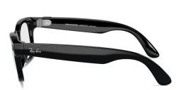 تسوق نظارات طبية ميتا واي فيرير بإطار مربّع للجنسين راي بان بلون أسود لامع أونلاين.