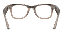 Ray-Ban Meta Wayfarer Unisex Square Sunglasses in Shiny Warm Stone – Product Photo 7