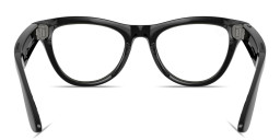 Shop Ray-Ban Meta Skyler Unisex Cat-Eye Sunglasses in Shiny Black online.