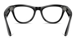 Shop Ray-Ban Meta Skyler Unisex Cat-Eye Sunglasses in Shiny Black online.