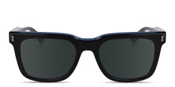 Calvin Klein Logo Signature Rectangle Sunglasses in Black/Solid Grey – Product Photo 1