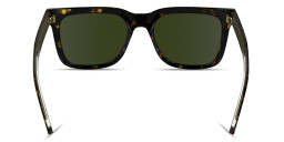 Shop Calvin Klein Logo Signature Rectangle Sunglasses in Tortoise online.