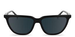 Calvin Klein Logo Signature Cat-Eye Sunglasses in Black – Product Photo 1