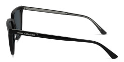 Calvin Klein Logo Signature Cat-Eye Sunglasses in Black – Product Photo 3