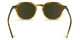 Calvin Klein Logo Signature Unisex Panthos Sunglasses in Light Brown – Product Photo 4