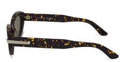 نظارات شمسية طراز كات آي بشعار العلامة من كالفين كلاين بلون متموج - صورة المنتج 3