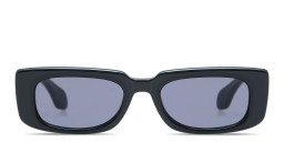 Shop GIGI STUDIOS Thrive 017 Rectangle Sunglasses in Black online.