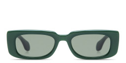 Shop GIGI STUDIOS Thrive 017 Rectangle Sunglasses in Green online.