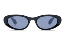 Shop GIGI STUDIOS Thrive 022 Oval Sunglasses in Black online.