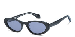 Shop GIGI STUDIOS Thrive 022 Oval Sunglasses in Black online.