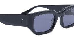 Shop GIGI STUDIOS Natalie II Square Sunglasses in Black online.