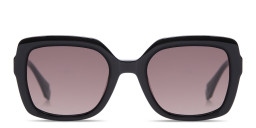 Shop GIGI STUDIOS Genesis Square Sunglasses in Black online.