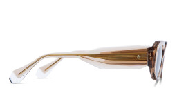 تسوق نظارات شمسية دانيال بإطار مربّع للجنسين جيجي ستوديوز بلون بني شفاف أونلاين.