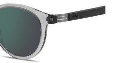 Shop Hugo Boss Logo Signature Panthos Sunglasses in Transparent Grey online.