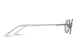 Shop TRICE Logo Irregular Sunglasses in Gunmetal online.