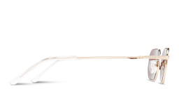 Shop TRICE Logo Irregular Sunglasses in Gold online.