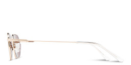 Shop TRICE Logo Irregular Sunglasses in Gold online.