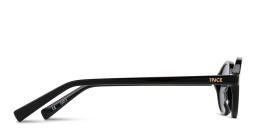 Shop TRICE Logo Oval Sunglasses in Black online.