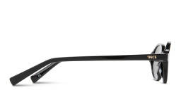 Shop TRICE Logo Oval Sunglasses in Black online.