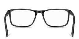 Shop Tommy Hilfiger Logo Rectangle Eyeglasses in Black online.