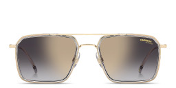 Shop Carrera Engraved Logo Aviator Sunglasses in Gold online.