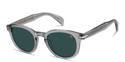 Shop DAVID BECKHAM Talisman Panthos Sunglasses in Transparent Grey online.