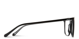 Shop TRICE Logo Wide Square Eyeglasses in Black online.