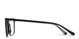 Shop TRICE Logo Wide Square Eyeglasses in Black online.
