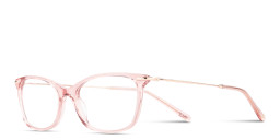 Shop TRICE Logo Cat-Eye Eyeglasses in Transparent Pink online.