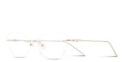 Shop TRICE Rimless Irregular Eyeglasses in Gold online.