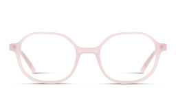 Shop TRICE Logo Kids Square Eyeglasses in Pink online.