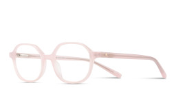 Shop TRICE Logo Kids Square Eyeglasses in Pink online.