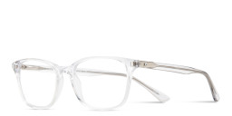 Shop TRICE Logo Kids Square Eyeglasses in Crystal online.