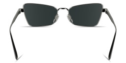 Shop Calvin Klein Logo Signature Cat-Eye Sunglasses in Black online.