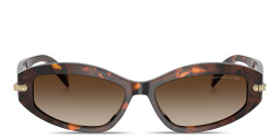 Michael Kors Wilmington Oval Sunglasses in Tortoise – Product Photo 1