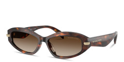 Michael Kors Wilmington Oval Sunglasses in Tortoise – Product Photo 2