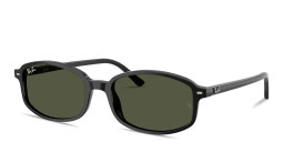 Shop Ray-Ban Sam Unisex Irregular Sunglasses in Black online.