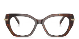 Shop Michael Kors Nashville Irregular Eyeglasses in Tortoise online.