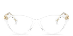 Shop Michael Kors Douro Valley Cat-Eye Eyeglasses in Crystal online.