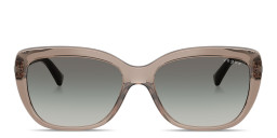 Vogue Eyewear Rhinestone Butterfly Sunglasses in Transparent Brown – Product Photo 1