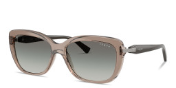 Vogue Eyewear Rhinestone Butterfly Sunglasses in Transparent Brown – Product Photo 2