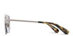 تسوق نظارات شمسية كاي بنصف إطار مربّع اول سينتس بلون فضي لامع أونلاين.