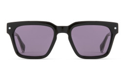 Shop ALL SAINTS Suki Unisex Square Sunglasses in Black online.